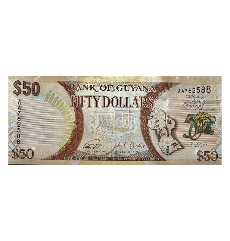 Guayana 50 Dolar, 2016