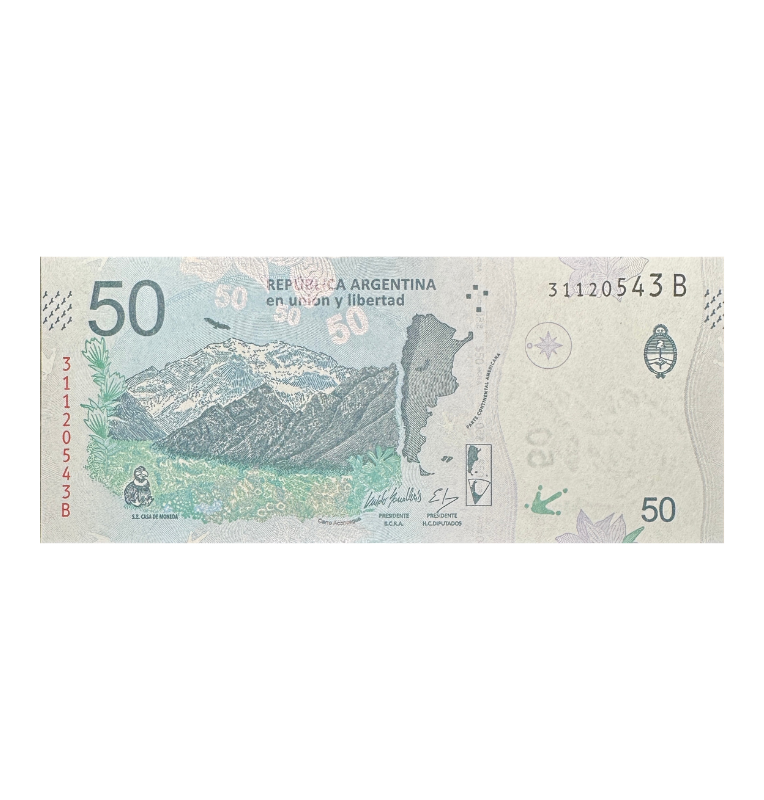 Argentina, 50 Pesos, 2022, UNC