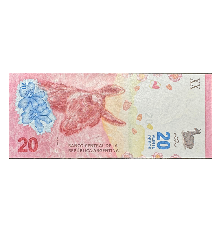 Argentina, 20 Pesos, 2022, UNC