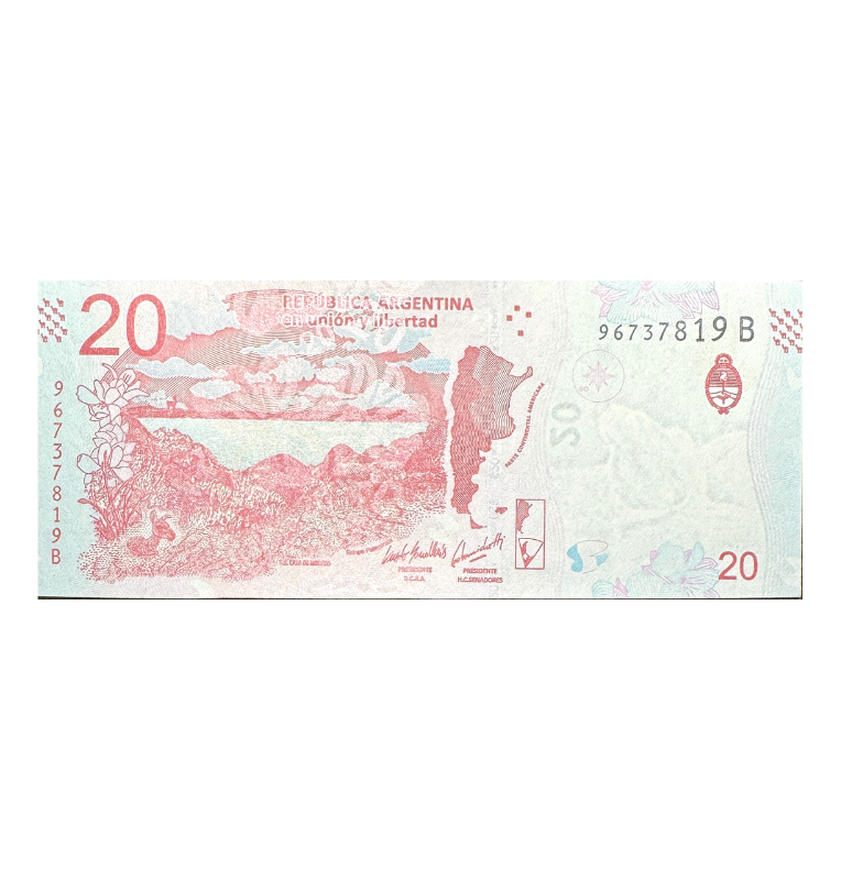 Argentina, 20 Pesos, 2022, UNC