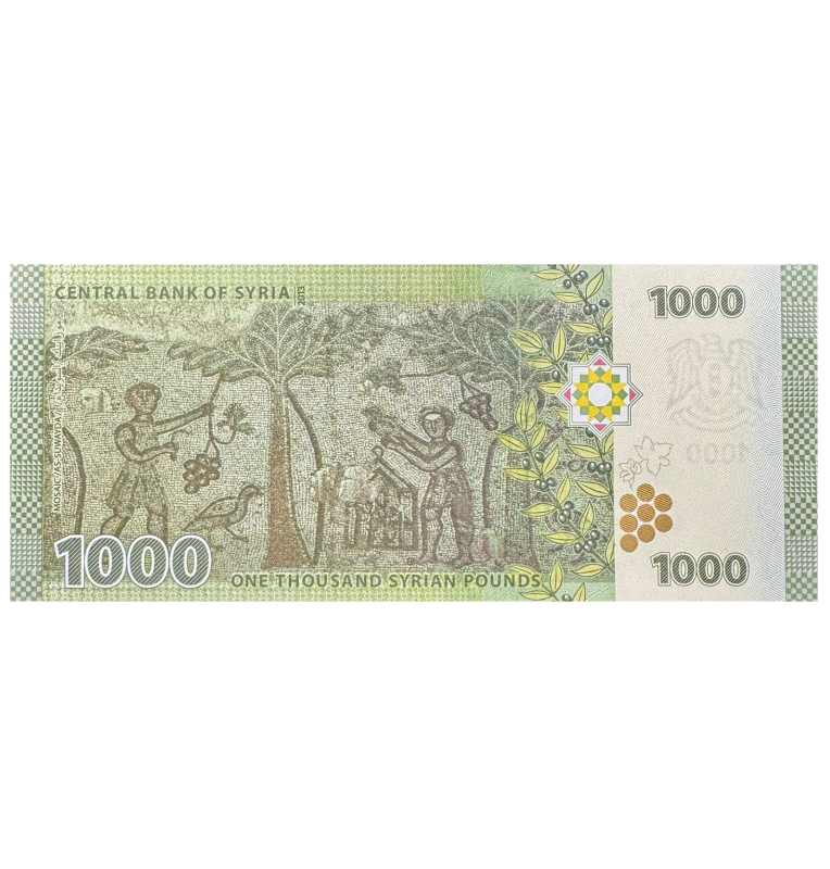 1000 Pounds de Siria Pick #116a 2013