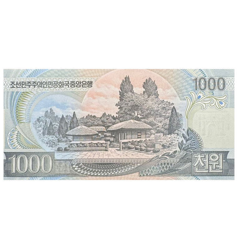 1000 Won de Corea del Norte Pick #45a.2 2002