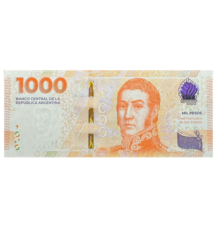 1000 Pesos de Argentina Pick #367a  2023