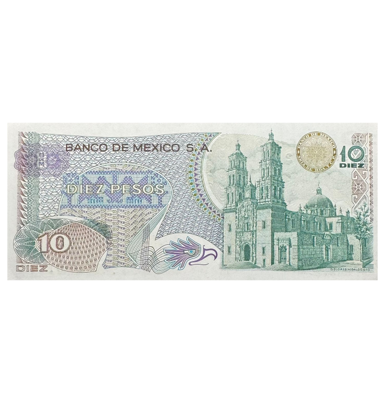 10 Pesos de México Pick #63i.1  1977