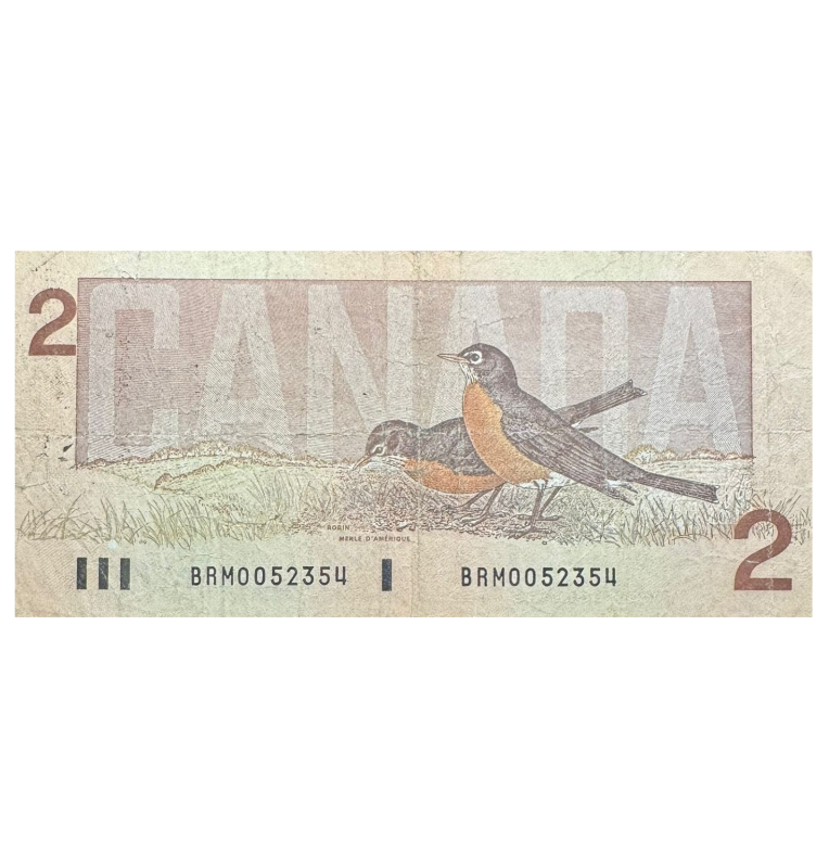 2 Dollars de Canada Pick #94a  1986